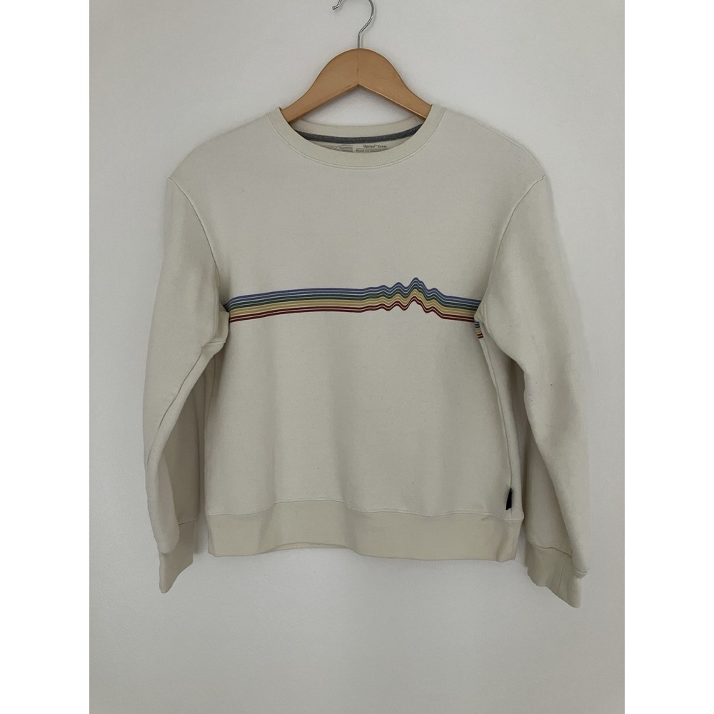Patagonia Ridge Rise Stripe Crew Neck Sweatshirt Women's Size XS